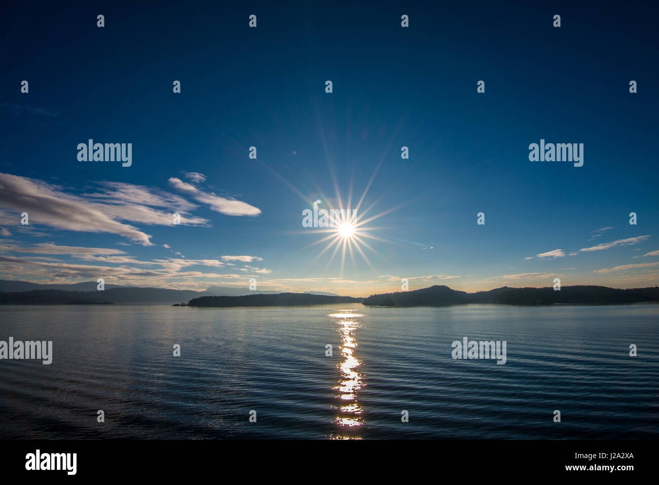 Puget Sound, Washington Foto Stock