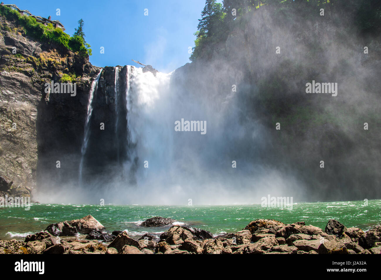 Snoqualmie Falls, Washington Foto Stock