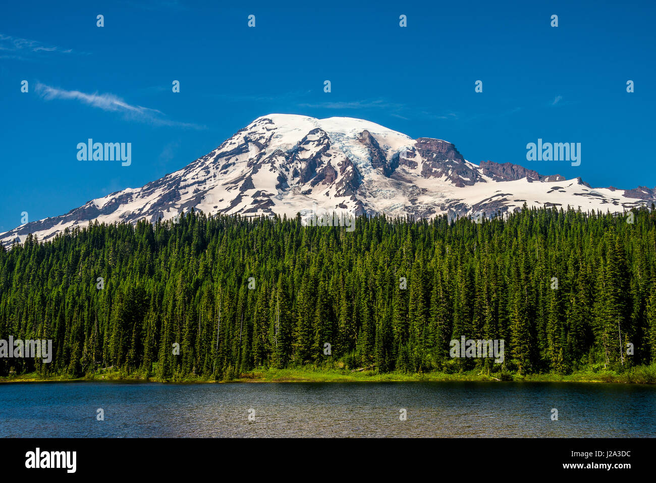 Mt. Rainier nello Stato di Washington Foto Stock