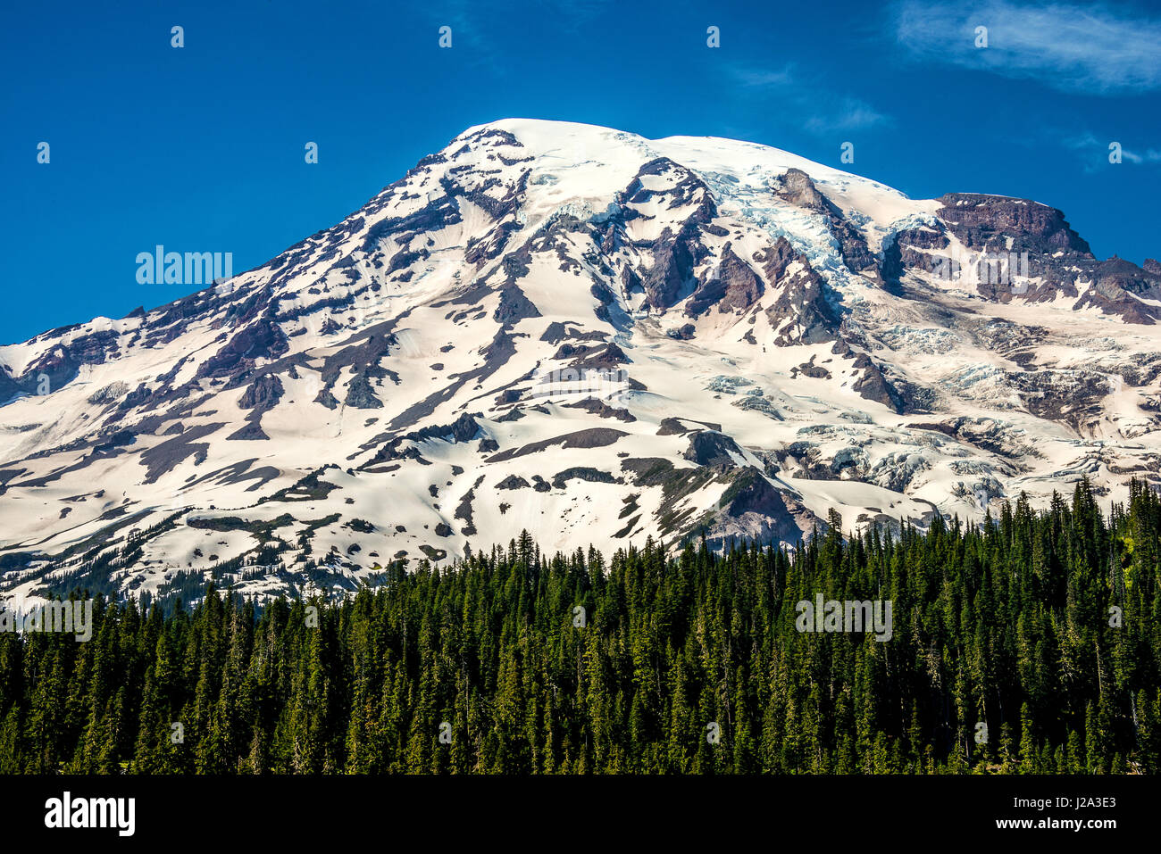 Mt. Rainier nello Stato di Washington Foto Stock