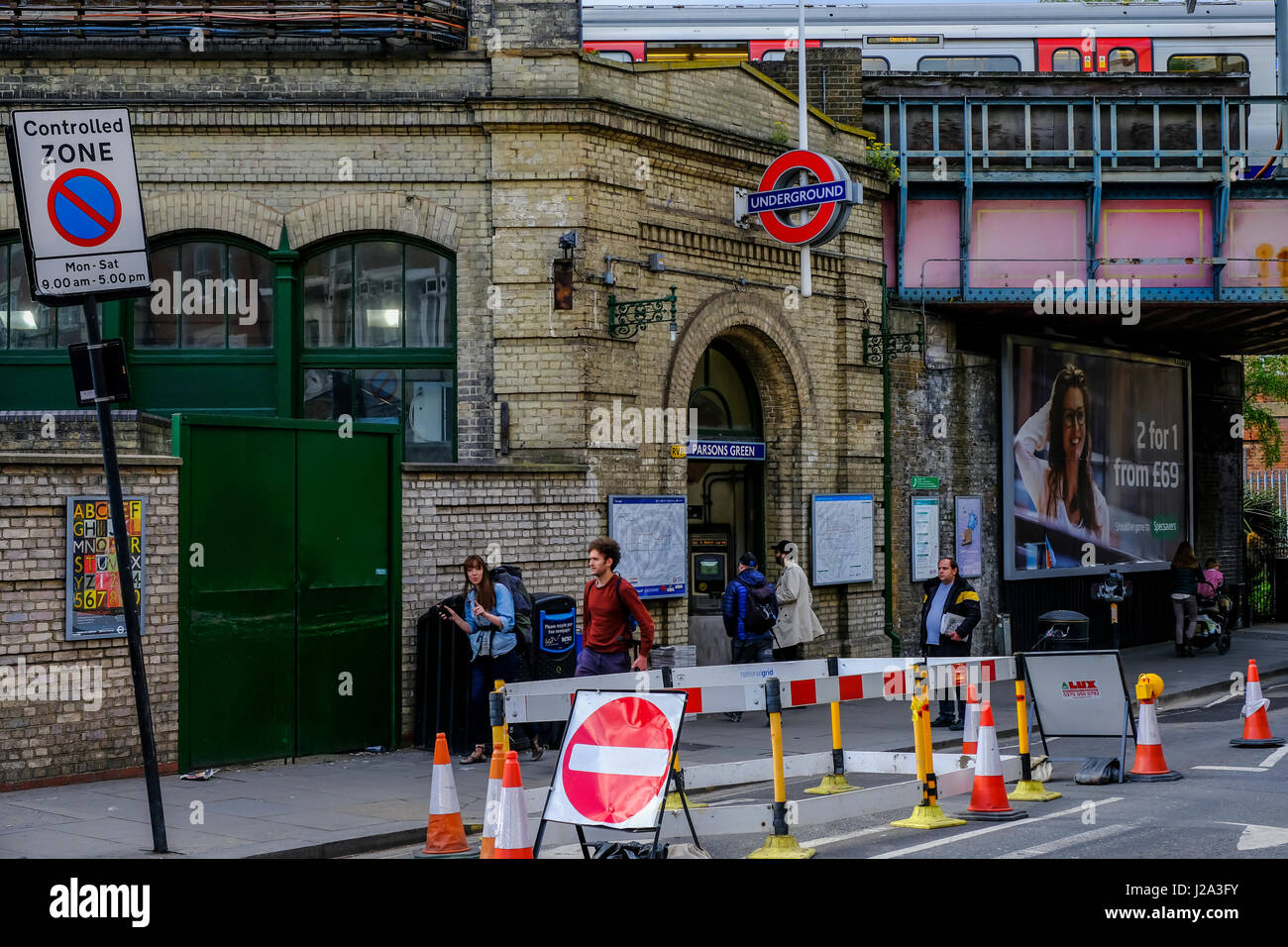 Parsons Green Station Foto Stock