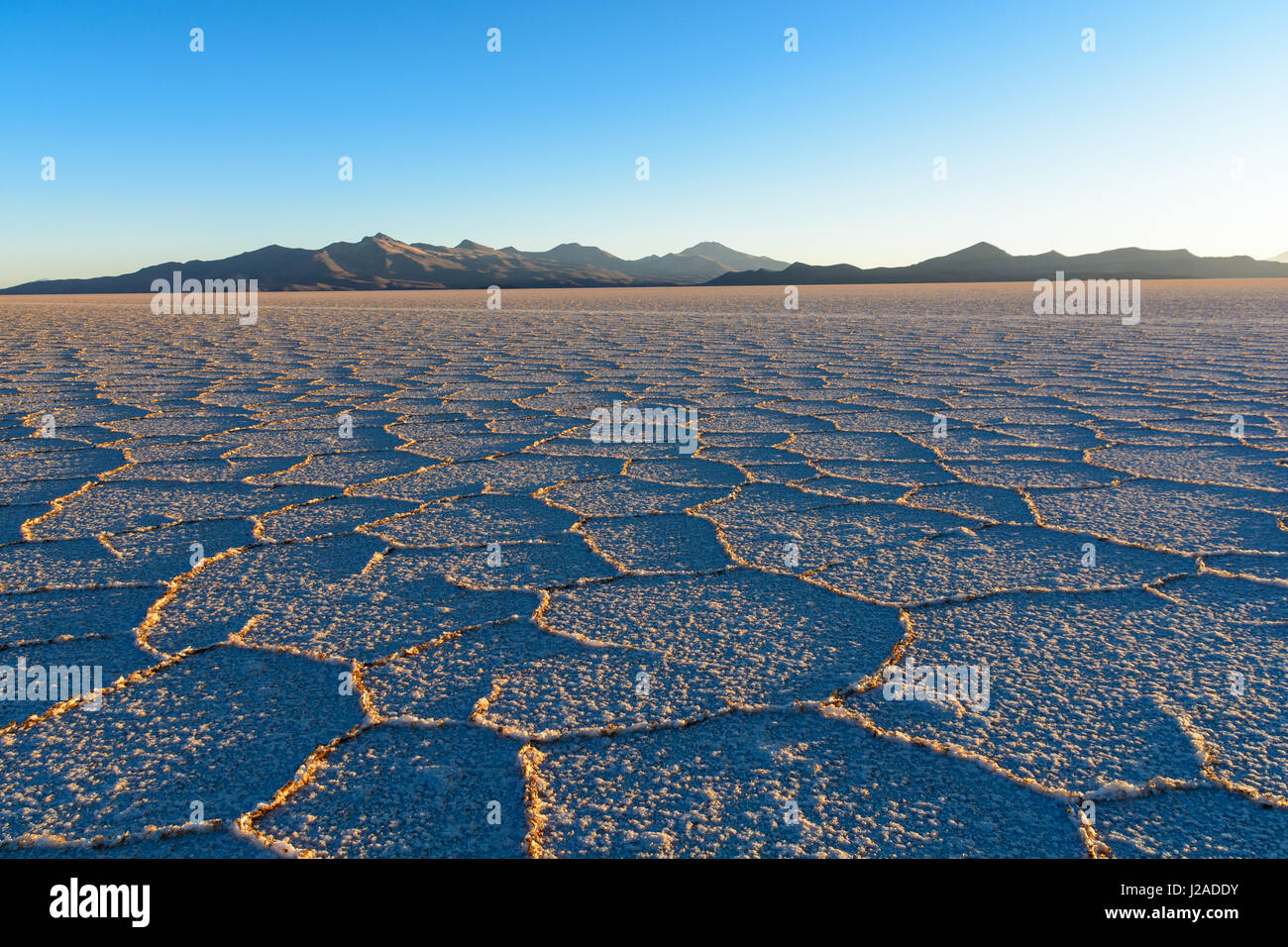 Bolivia, dipartimento di Potosí, Uyuni, Salar de Uyuni Foto Stock