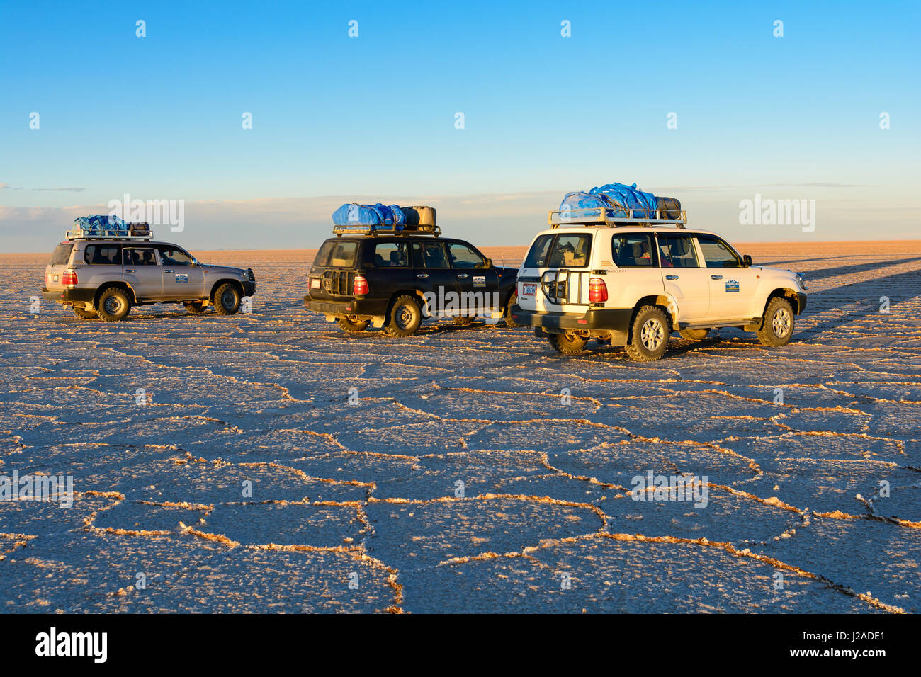 Bolivia, dipartimento di Potosí, Uyuni, Salar de Uyuni Foto Stock