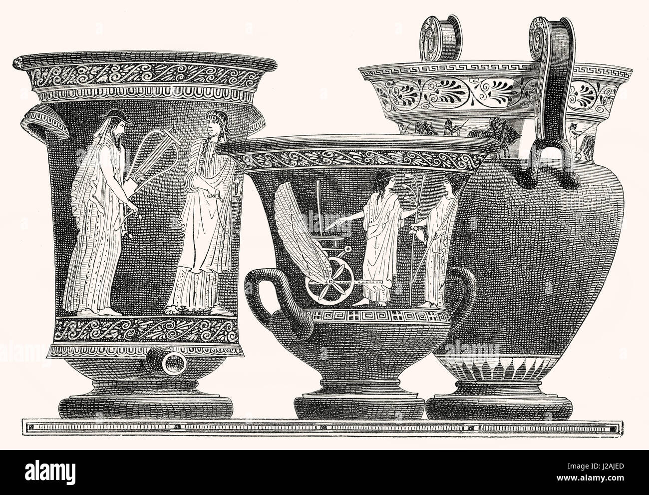 Il latte delle navi dalla Grecia antica Foto Stock