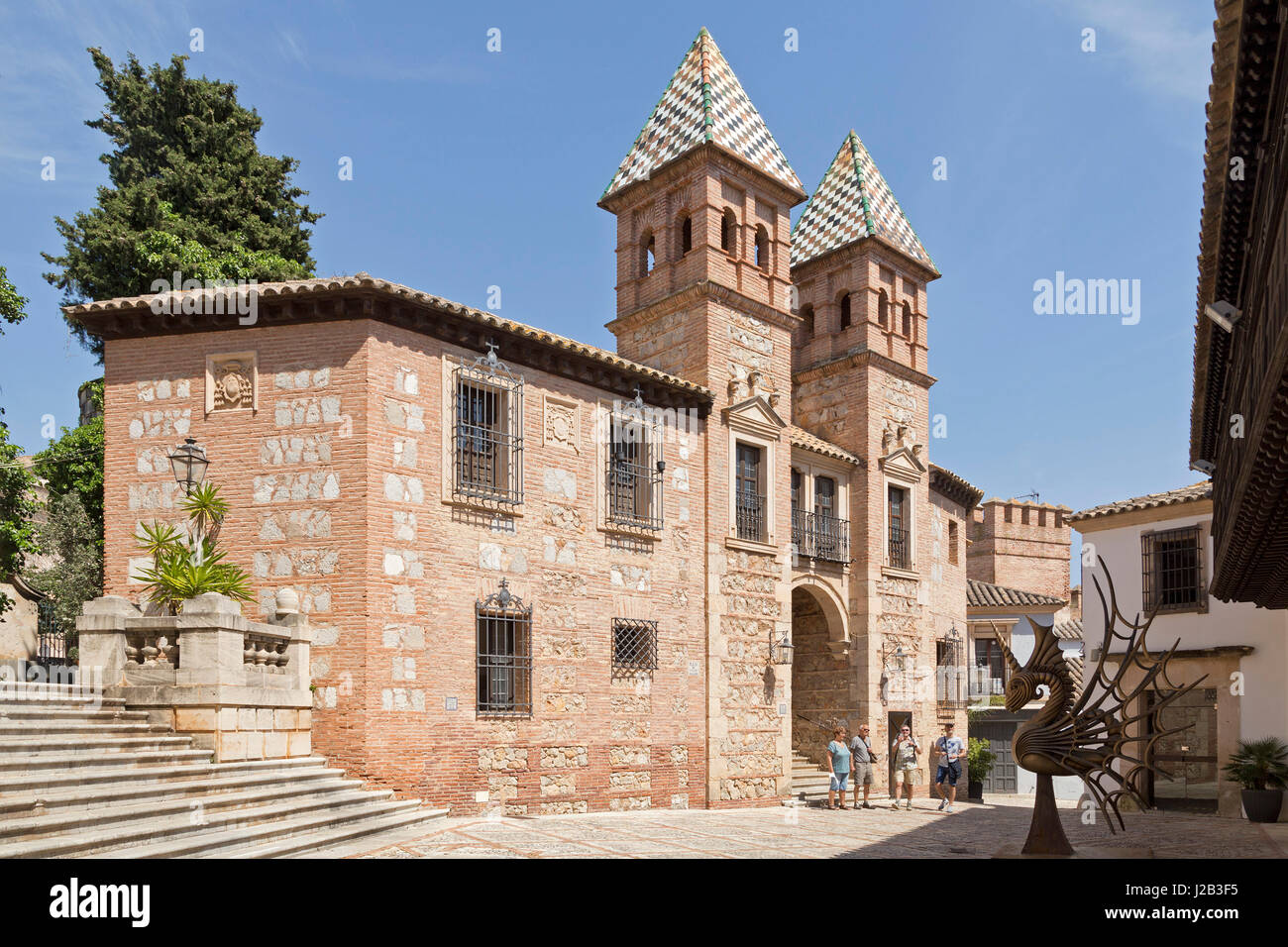 Patio de Carlos V al Poble Espanyol in Palma de Mallorca, Spagna Foto Stock