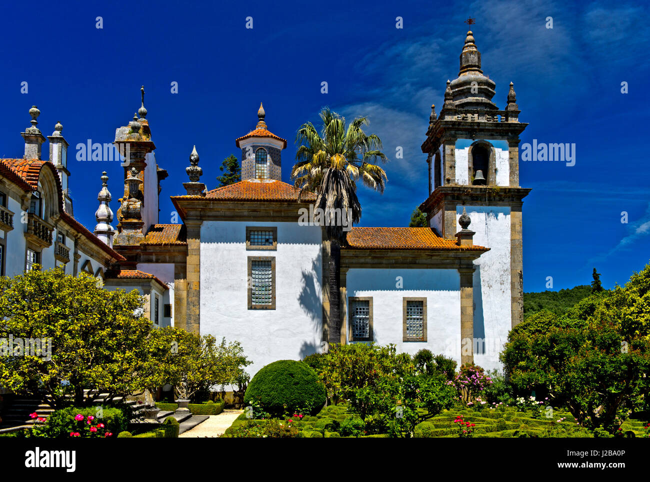 Palazzo Mateus, Palacio de Mateus, Mateus, Vila Real, Portogallo Foto Stock