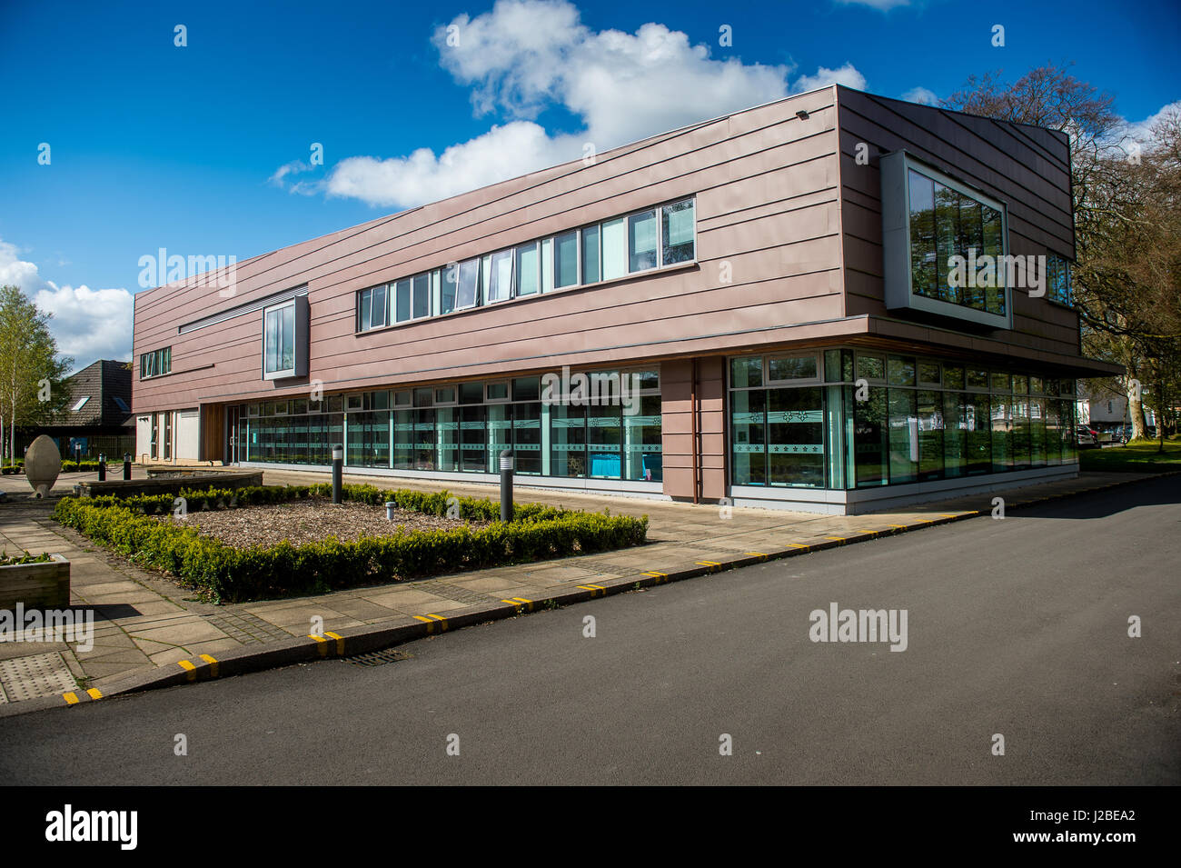 Martedì 25 aprile 2017 nell'immagine: Vista generale del Canterbury la costruzione presso la University of Wales, Trinità di san Davide, Lampeter. Re: Viste generali Foto Stock