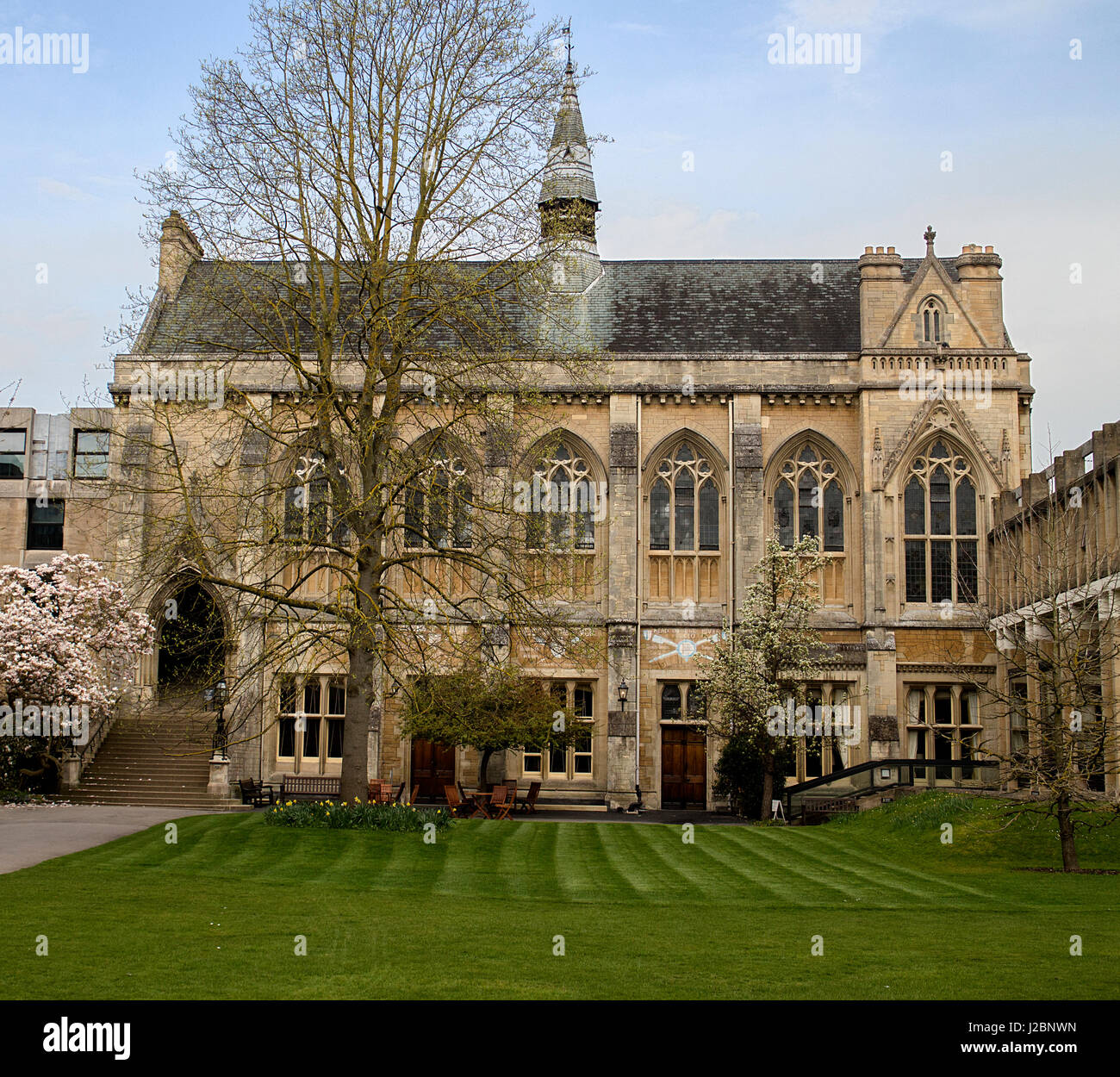 Balliol College di Oxford, visto dal lato anteriore quad Foto Stock