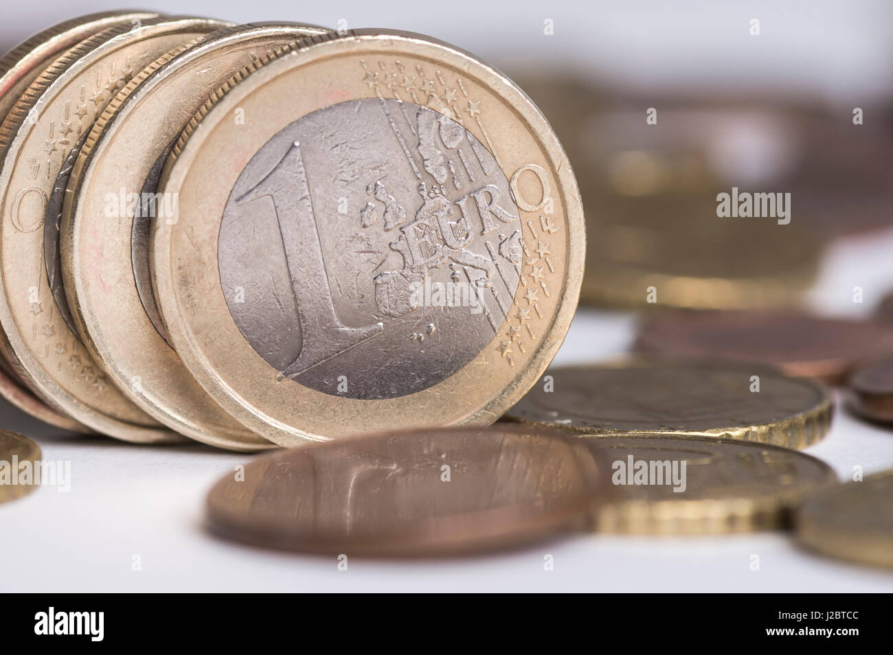 Monete di risparmio Foto Stock