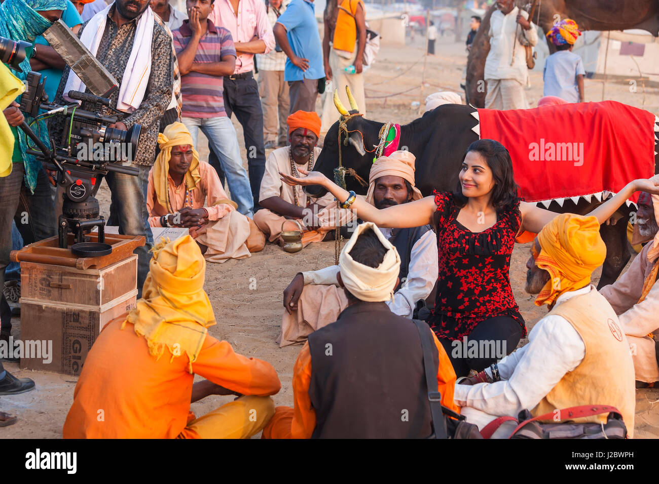 Il film, Rajasthan, India Foto Stock