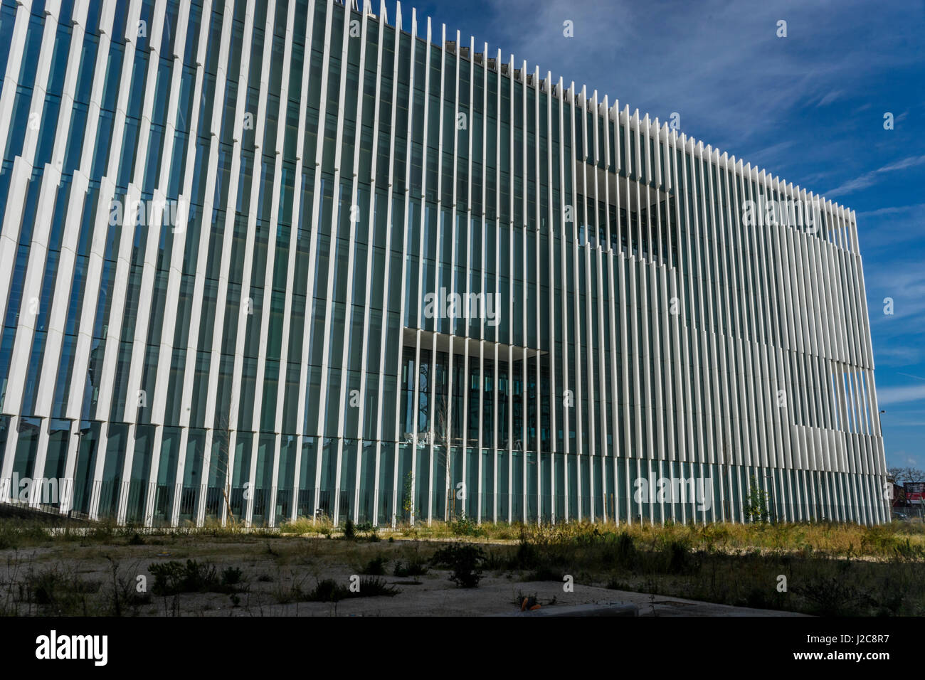 La sede centrale di EDP, Cais de Sodré, Lisbona, Portogallo Foto Stock