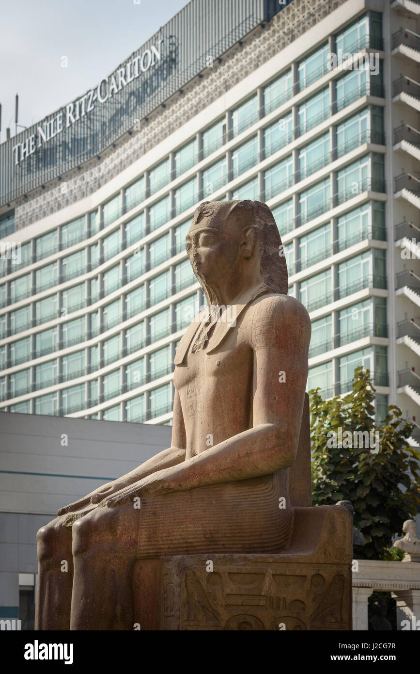 L'Egitto, al Cairo il governatorato del Cairo del Museo Egizio Foto Stock