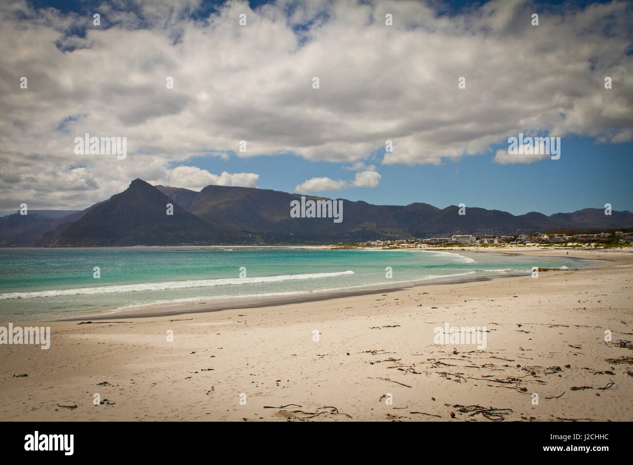 Sud Africa, Western Cape, Garden Route, intorno a Cape Town. La spiaggia di Kommetjie. Si tratta di un posto sulla costa occidentale della Penisola del Capo in Sudafrica Foto Stock