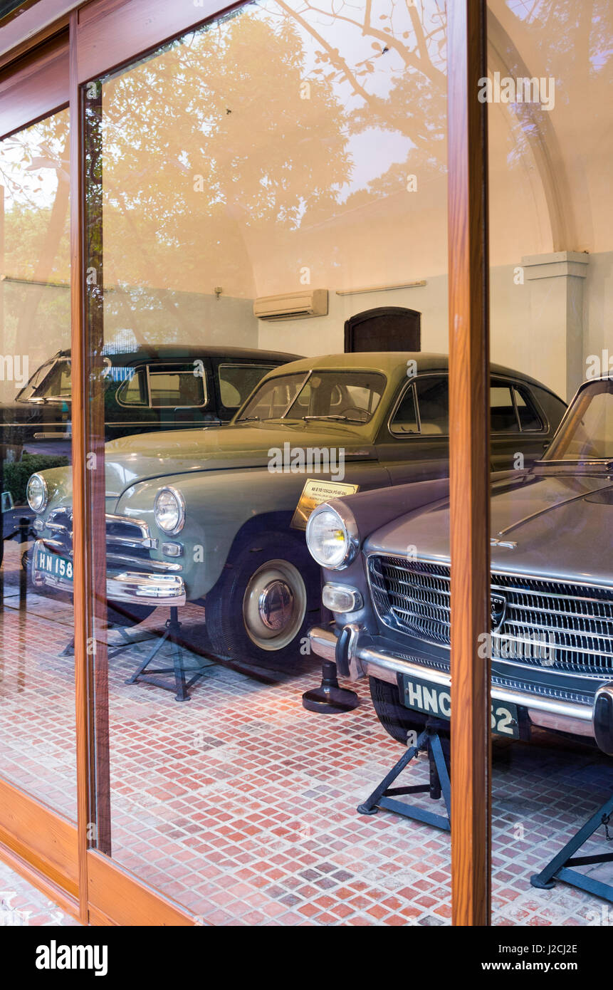 Il Vietnam, Hanoi. Ho Chi Minh House, le automobili utilizzate da Ho Chi Minh Foto Stock