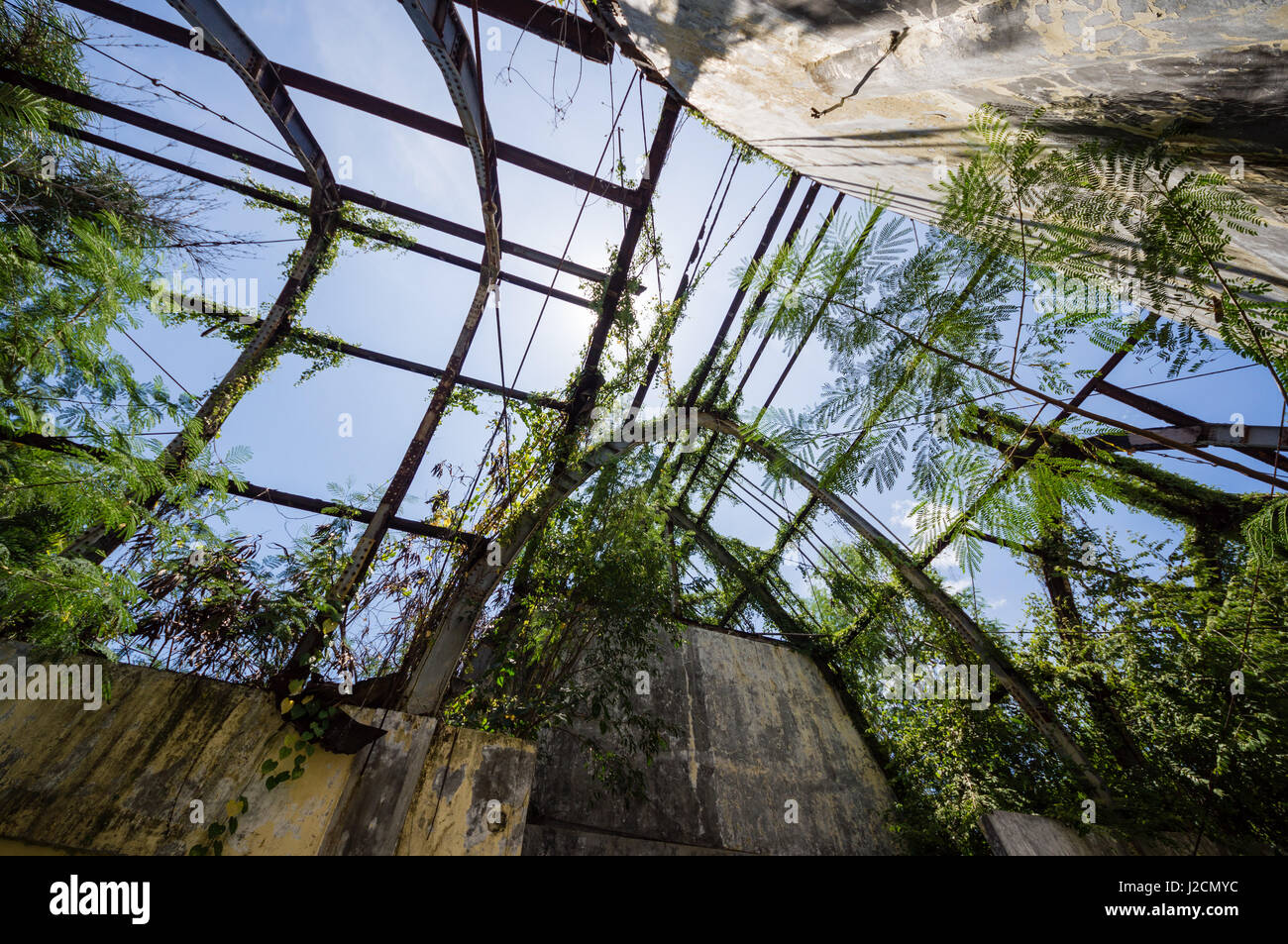 Indonesia, Bali, Kota Denpasar, incenso Hall senza tetto in Kota Denpasar Foto Stock