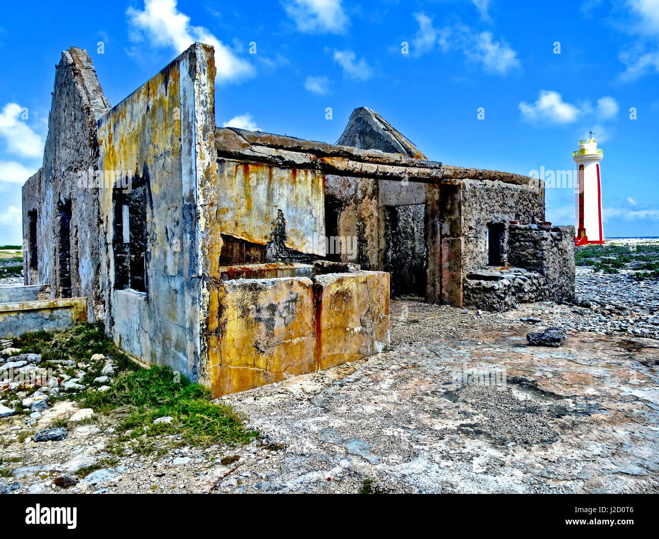 Faro di Bonaire Foto Stock