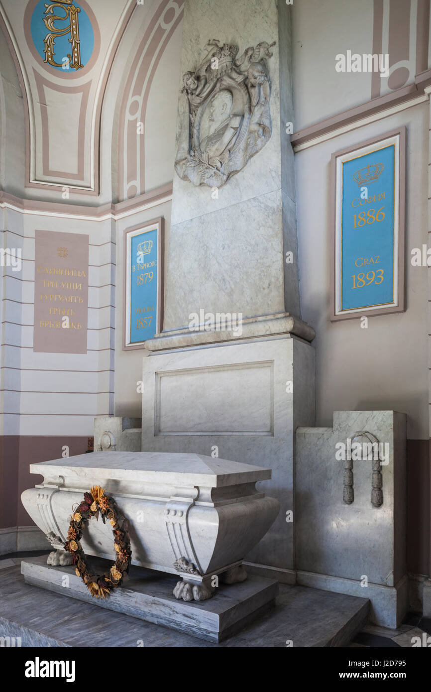 La Bulgaria, Sofia, Mausoleo di Knyaz Alexander Battenberg, primo righello bulgaro dopo la liberazione dai Turchi, interno Foto Stock
