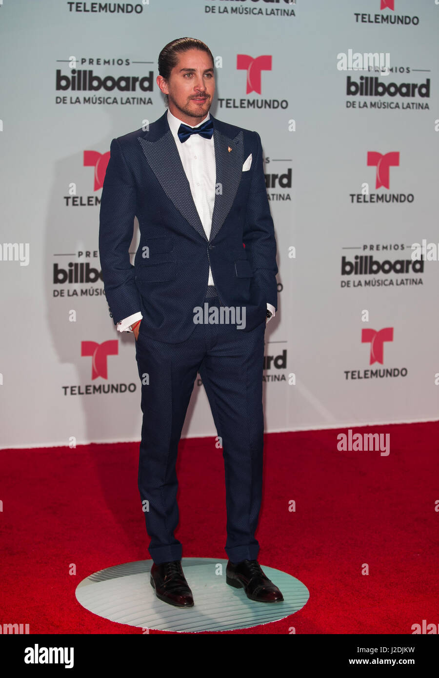 Coral Gables, FL, Stati Uniti d'America. 27 apr, 2017. Jonathan Islas assiste il Billboard Latin Music Awards al centro Watsco in Coral Gables, Florida su Aprile 27th, 2017. Credito: Aaron Gilbert/media/punzone Alamy Live News/Alamy Live News Foto Stock