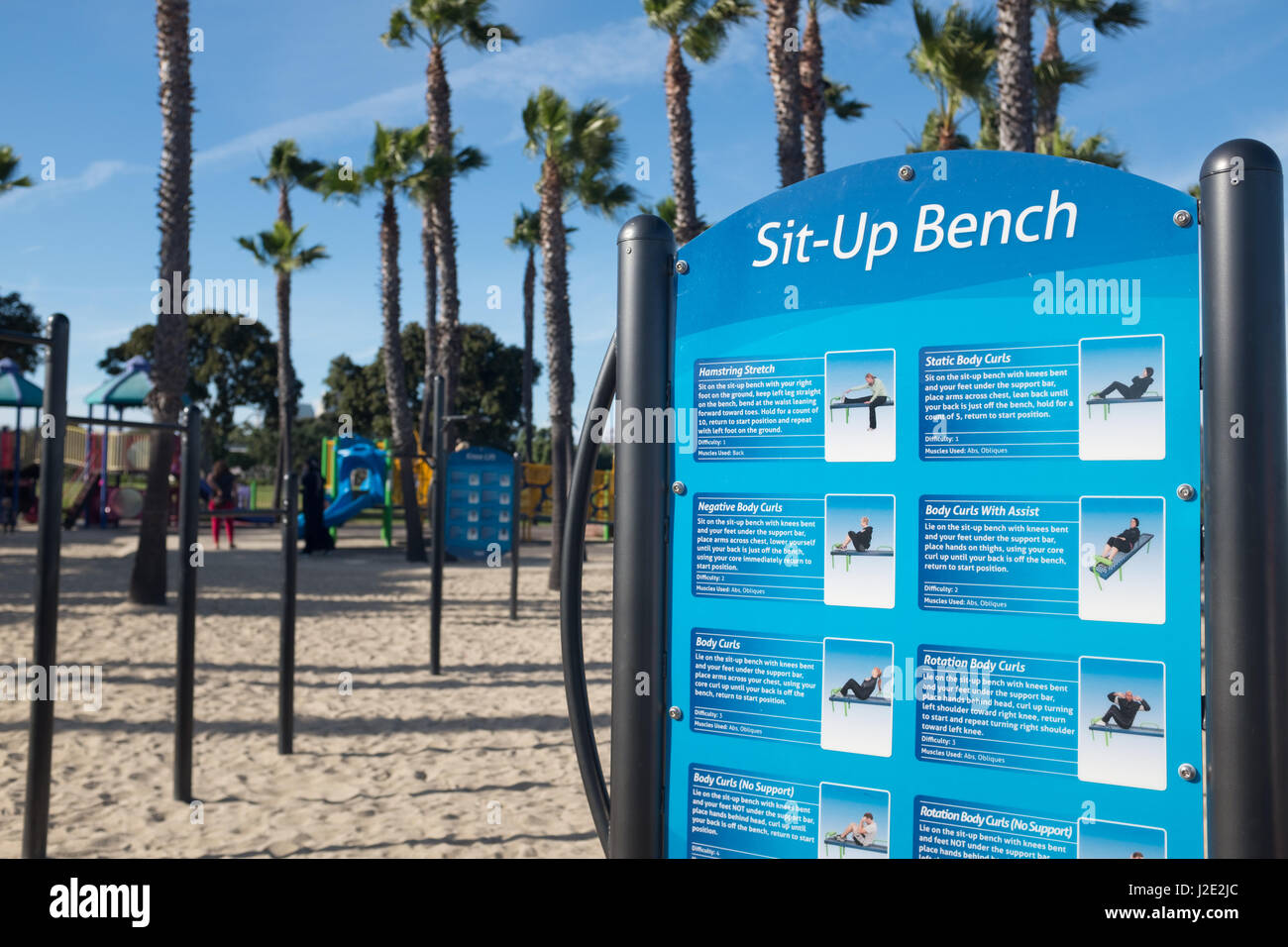 Coronado Tidelands Park, Coronado Beach, California Foto Stock