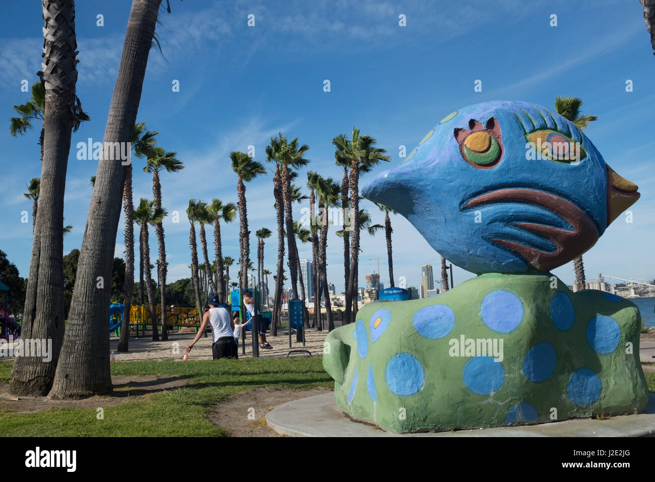 Coronado Tidelands Park, Coronado Beach, California Foto Stock