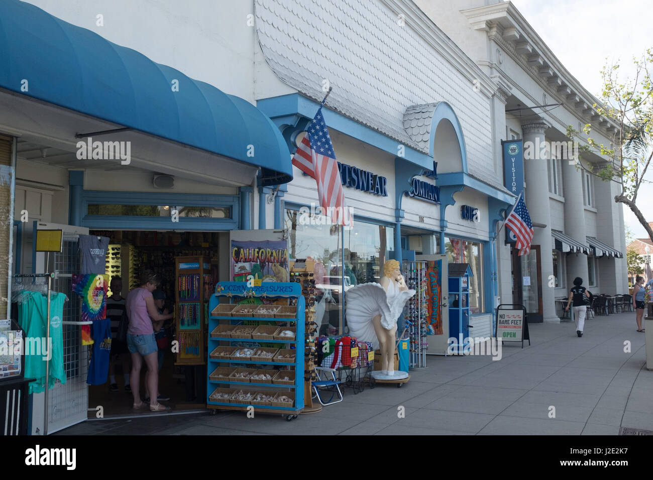 Streetscene, Coronado Beach, San Diego, California Foto Stock