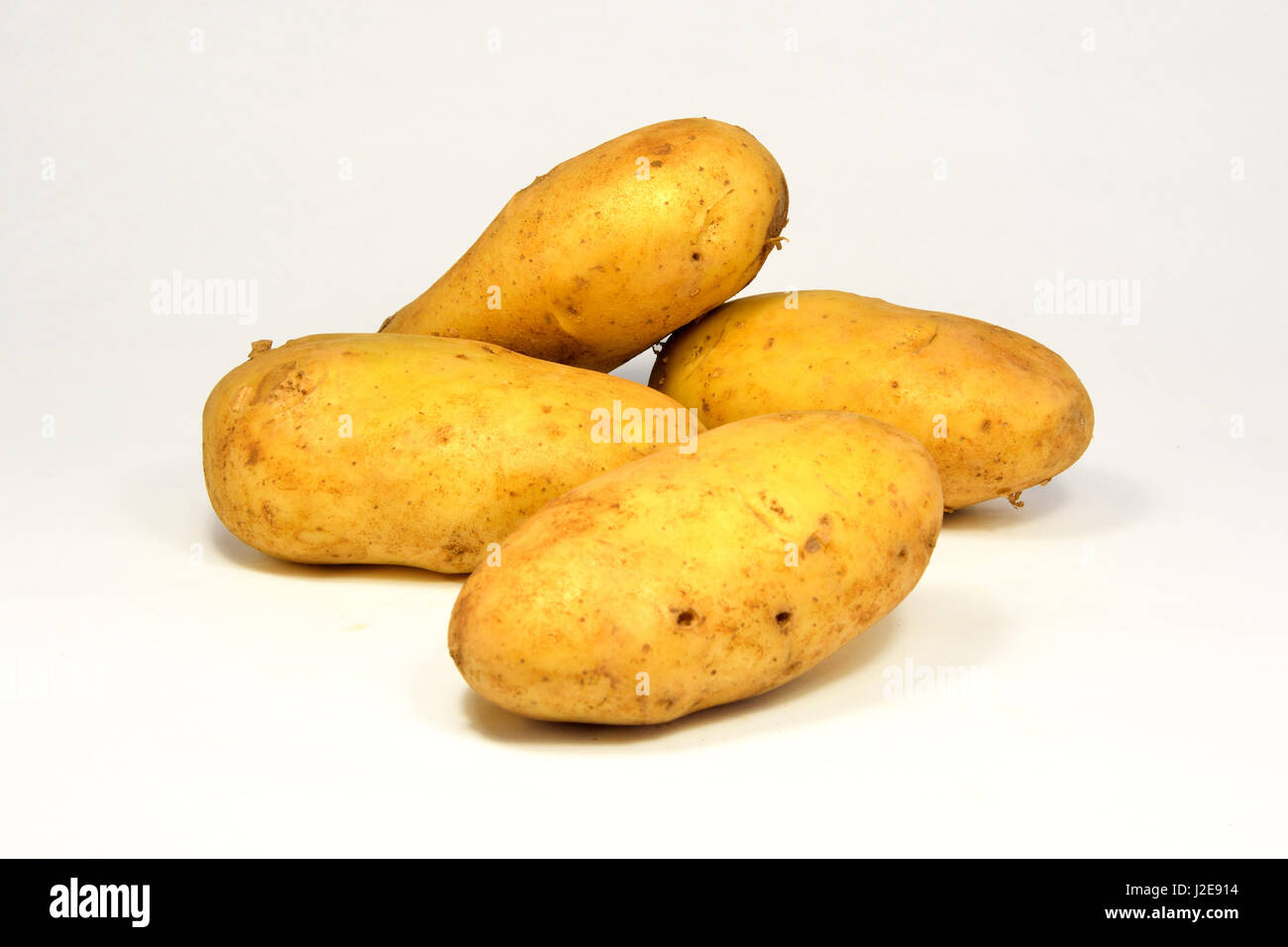 Patate fresche, vegetariano sano fonte di carboidrati Foto Stock