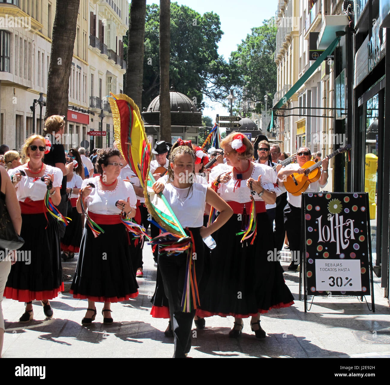 Agosto Fiera di Malaga, provincia di Malaga, in Andalusia, Costa del Sol, Spagna, Europa Foto Stock
