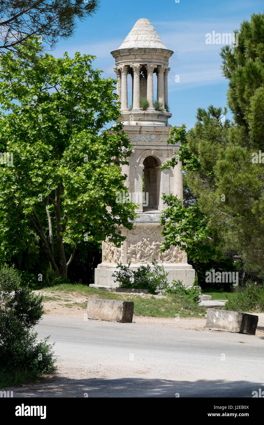 Francia, San Remo, Glanum, fortificata città romana in Provenza. Mausoleo del Julii Foto Stock