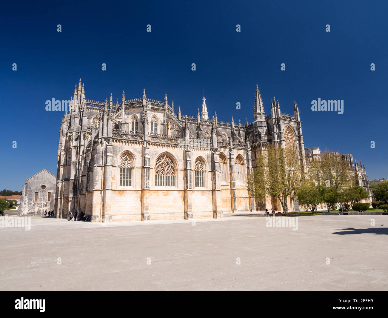 Monastero di Batalha (Portoghese: Mosteiro da Batalha), un convento domenicano di Batalha, Portogallo. Foto Stock