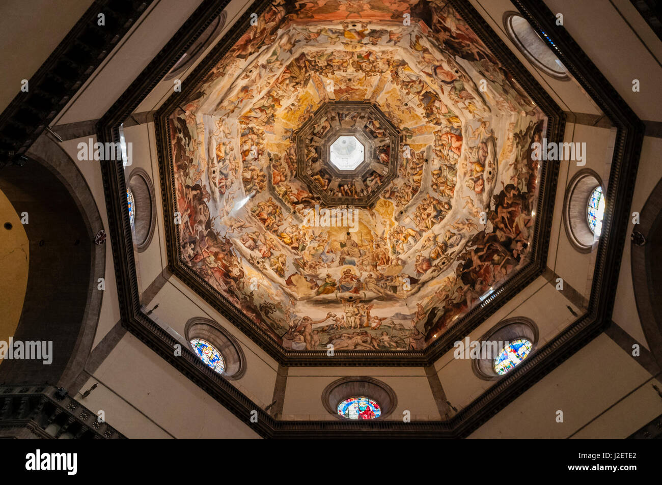 Gli affreschi della cupola (da Brunelleschi) della Cattedrale di Santa