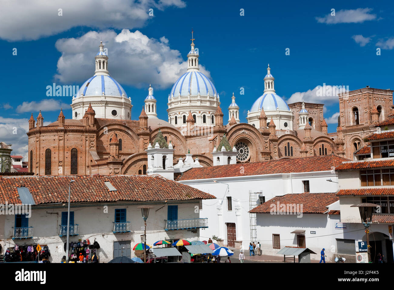 Cattedrale dell Immacolata Concezione, costruito nel 1885, Cuenca, Ecuador Foto Stock