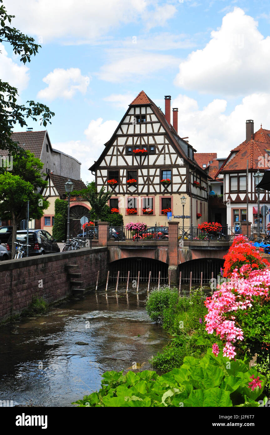 Weingarten villaggio nel Baden Germania Foto Stock