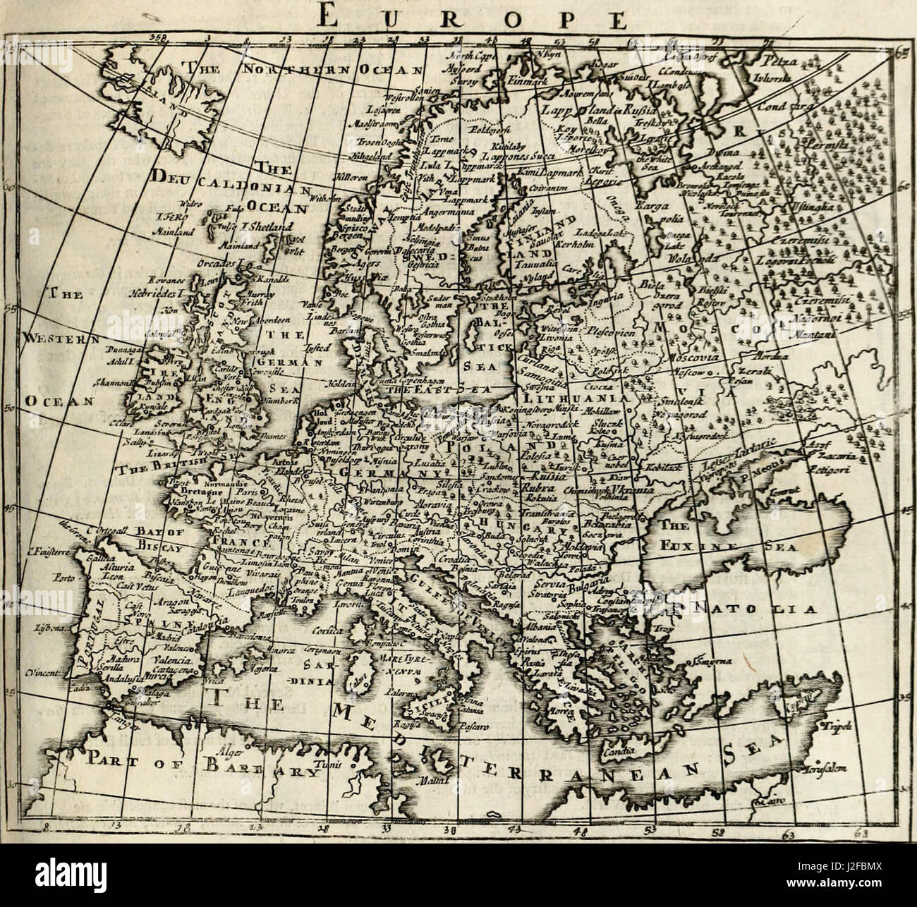 " Un sistema di geografia, oppure un nuovo & descrizione accurata della terra io Foto Stock