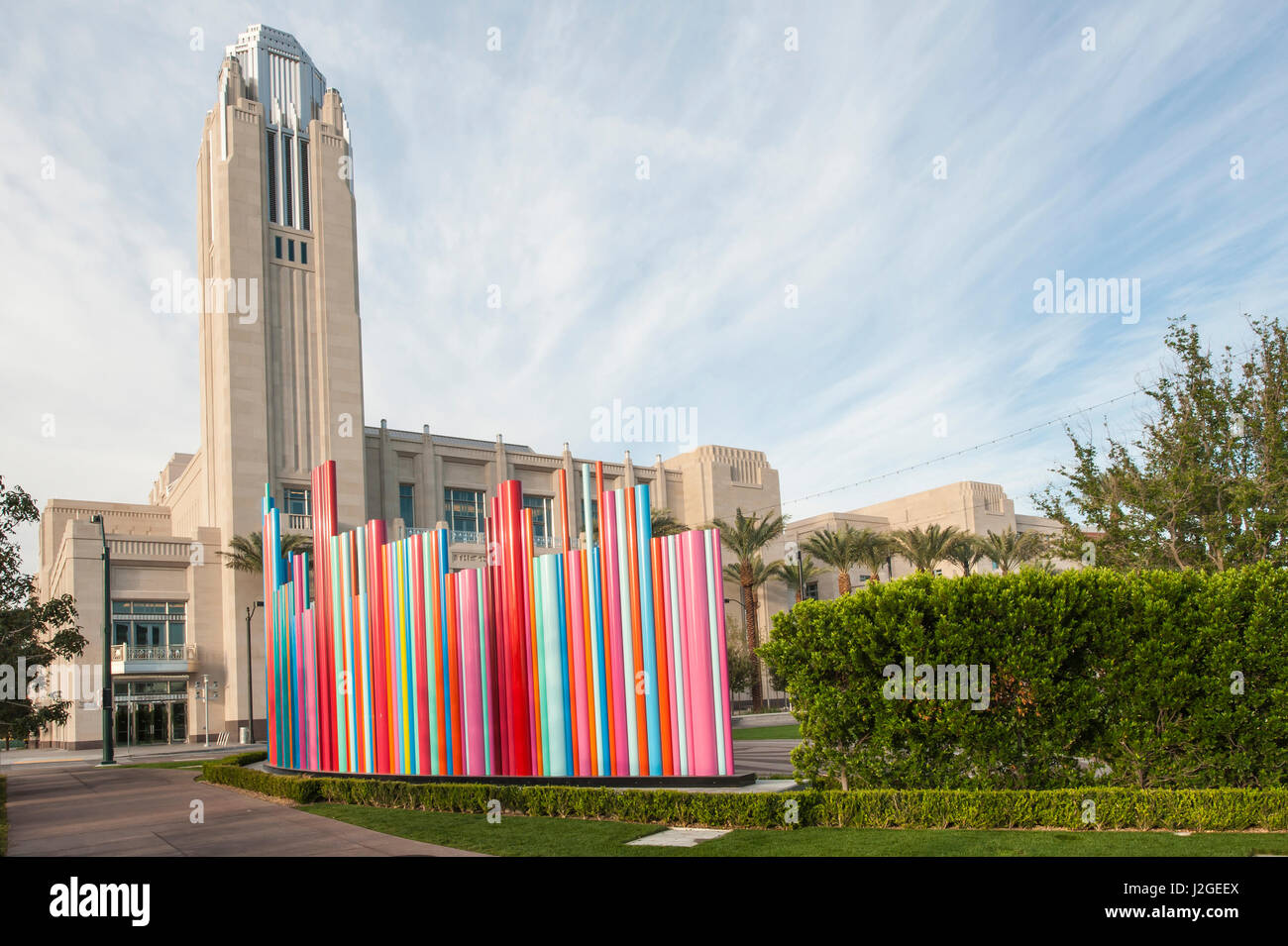 Donald W. Reynolds Parco Symphony e la Smith Center per le Arti dello spettacolo di Las Vegas, nel Nevada. Foto Stock