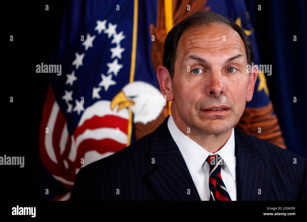 Robert McDonald a condurre il reparto degli affari di veterani. Foto Stock