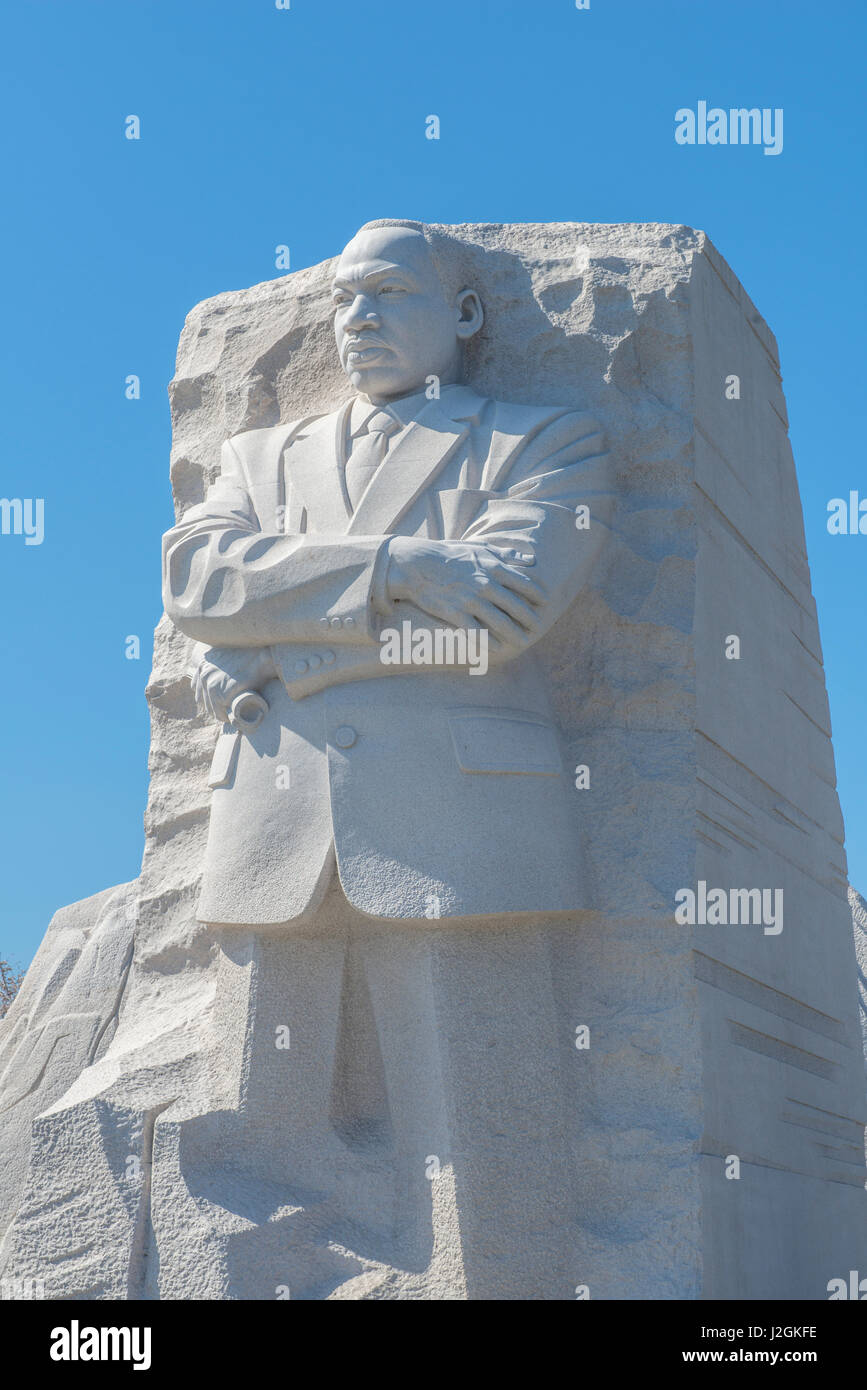 Martin Luther King Memorial, Washington, DC, Stati Uniti d'America Foto Stock