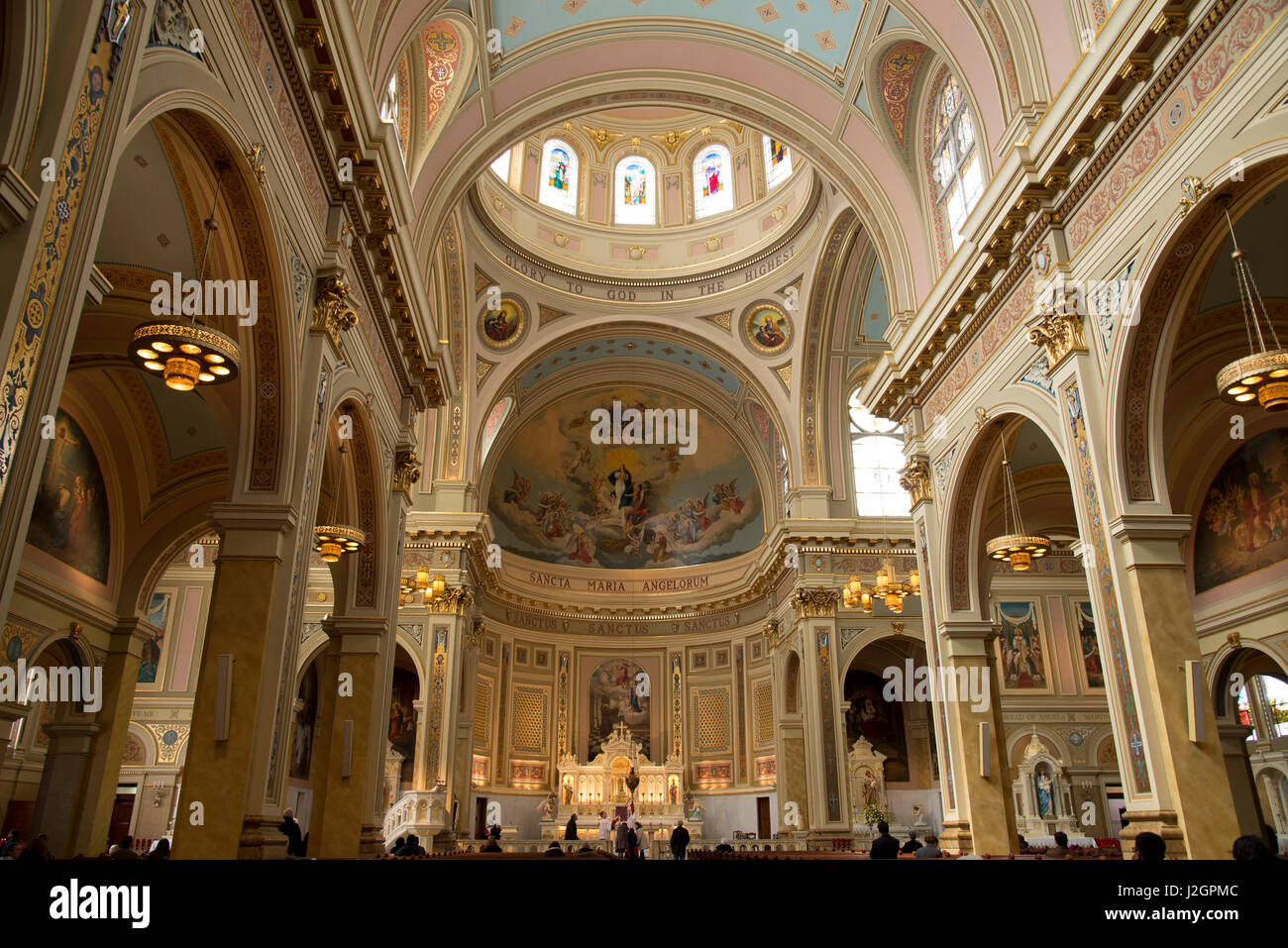 Basilica di Santa Maria degli Angeli chiesa cattolica in Chicago, Northside Foto Stock