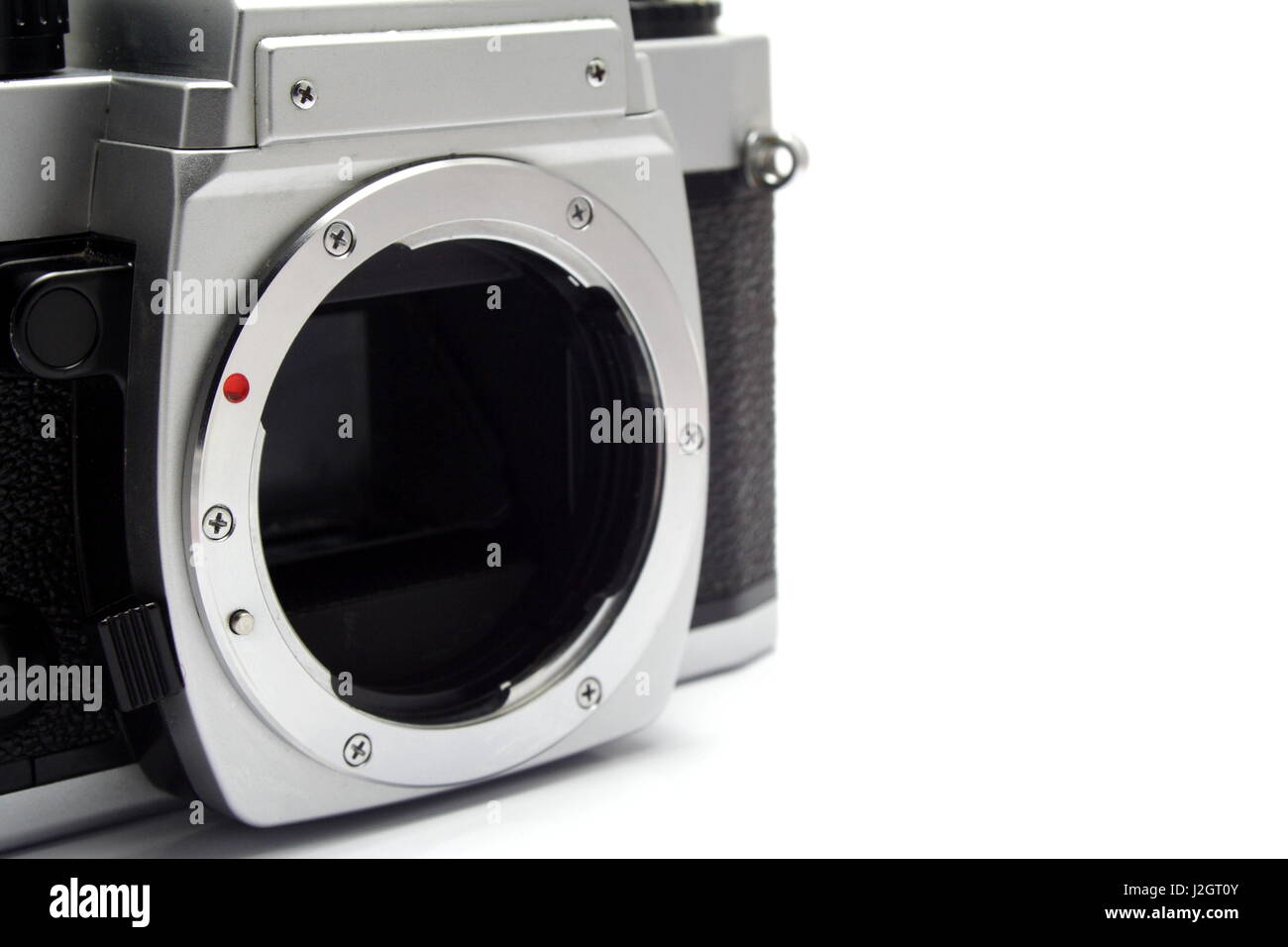 Manuale della fotocamera Film lente anteriore Mount Foto Stock