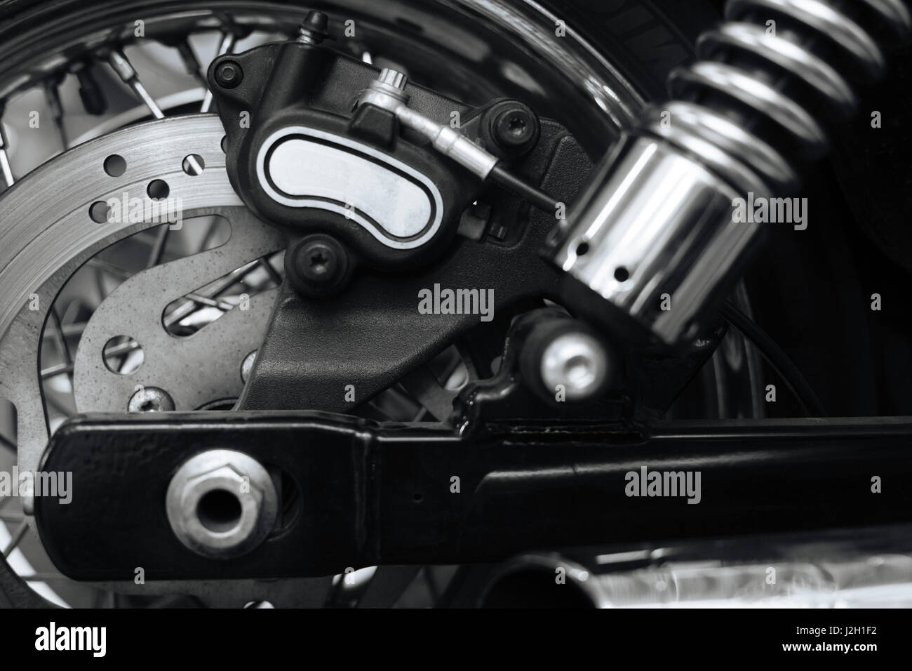 Foto di TRICKY in moto meccanica Foto Stock