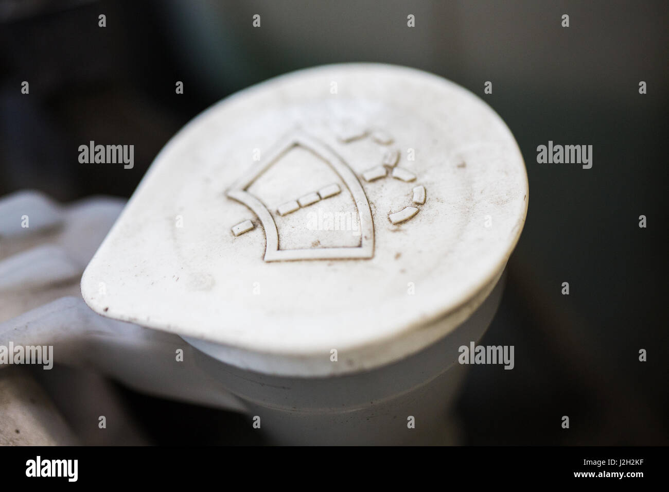 La rondella il tappo del serbatoio in auto Foto Stock