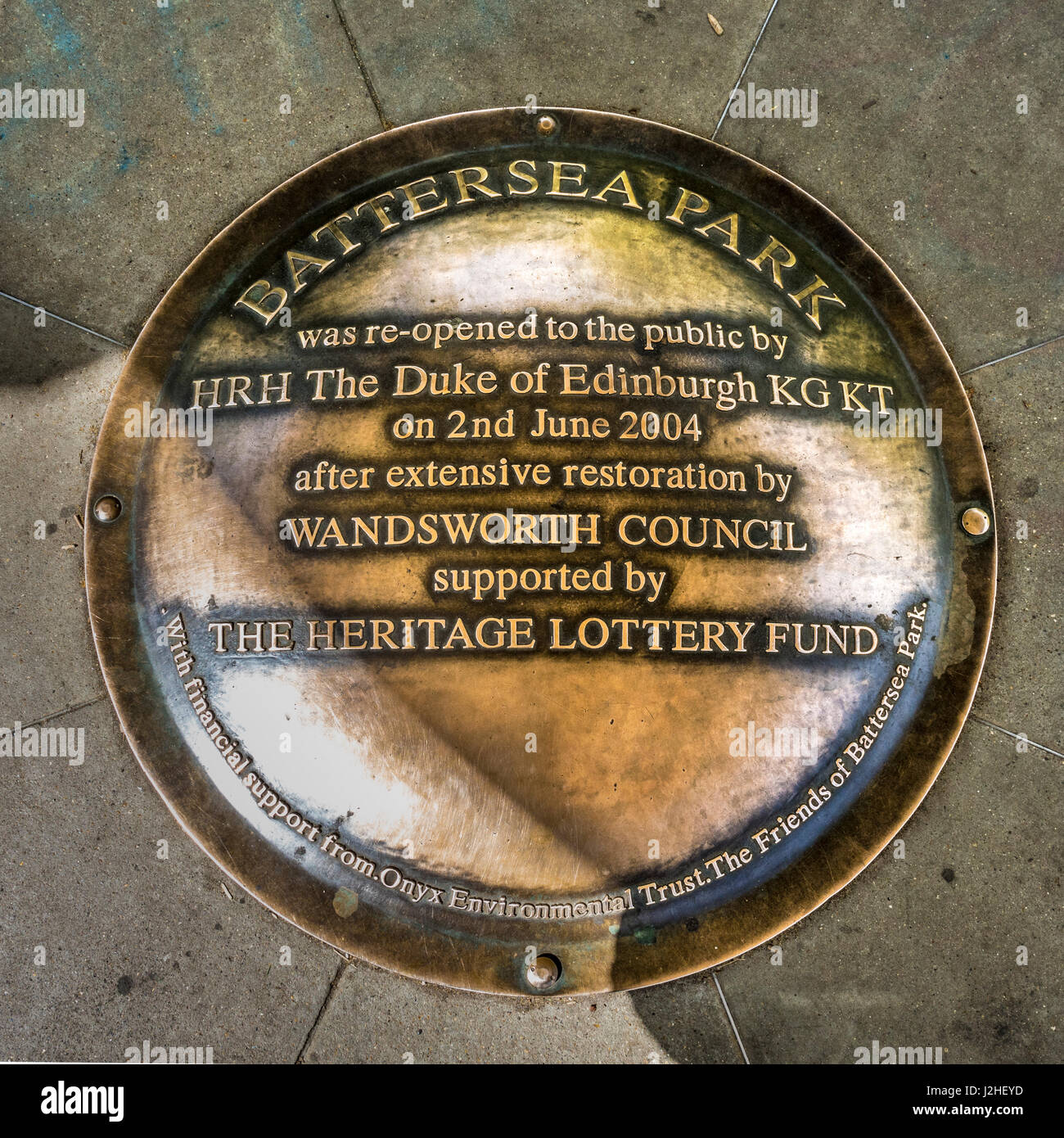 Battersea Park nel quartiere di Wandsworth, a sud del fiume Tamigi, Londra, Regno Unito. Foto Stock