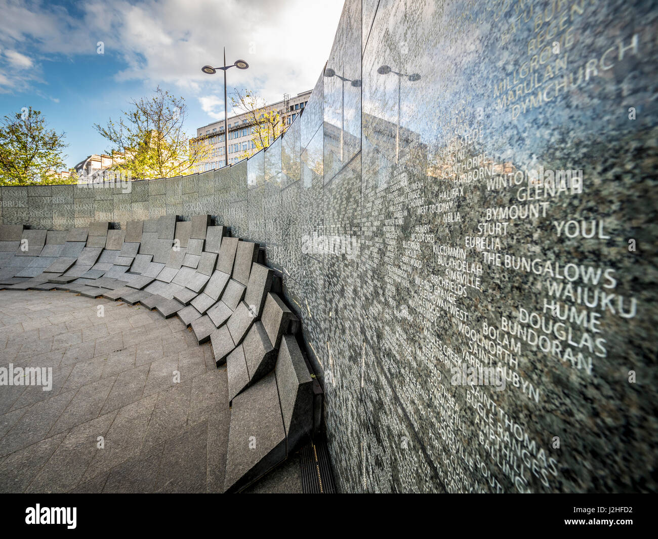 Australian War Memorial, Hyde Park Corner, Londra, Regno Unito. Foto Stock