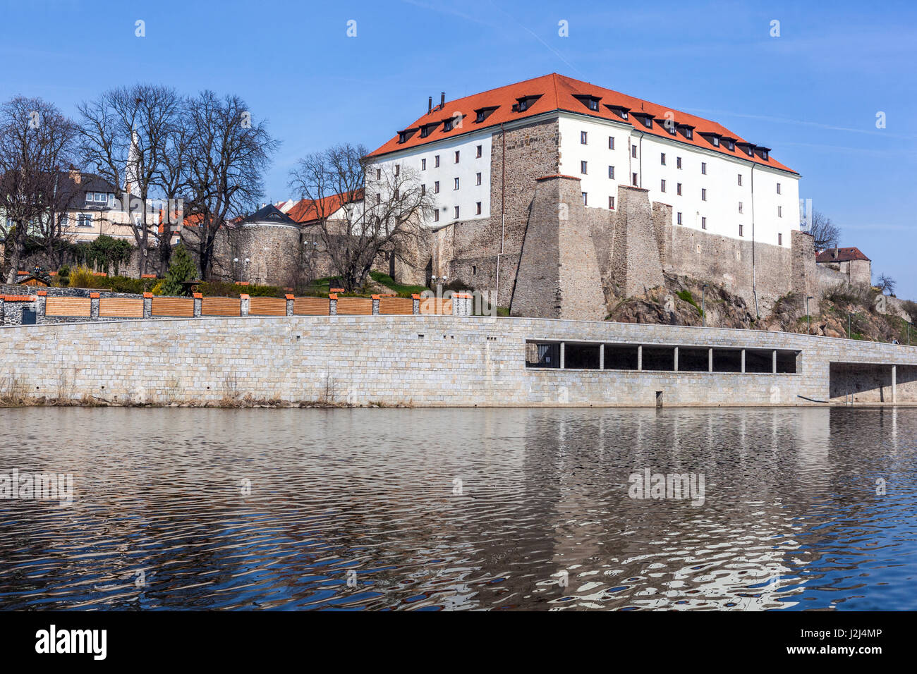 Castello ceco, Kadan Repubblica Ceca, Boemia Settentrionale, Europa Foto Stock