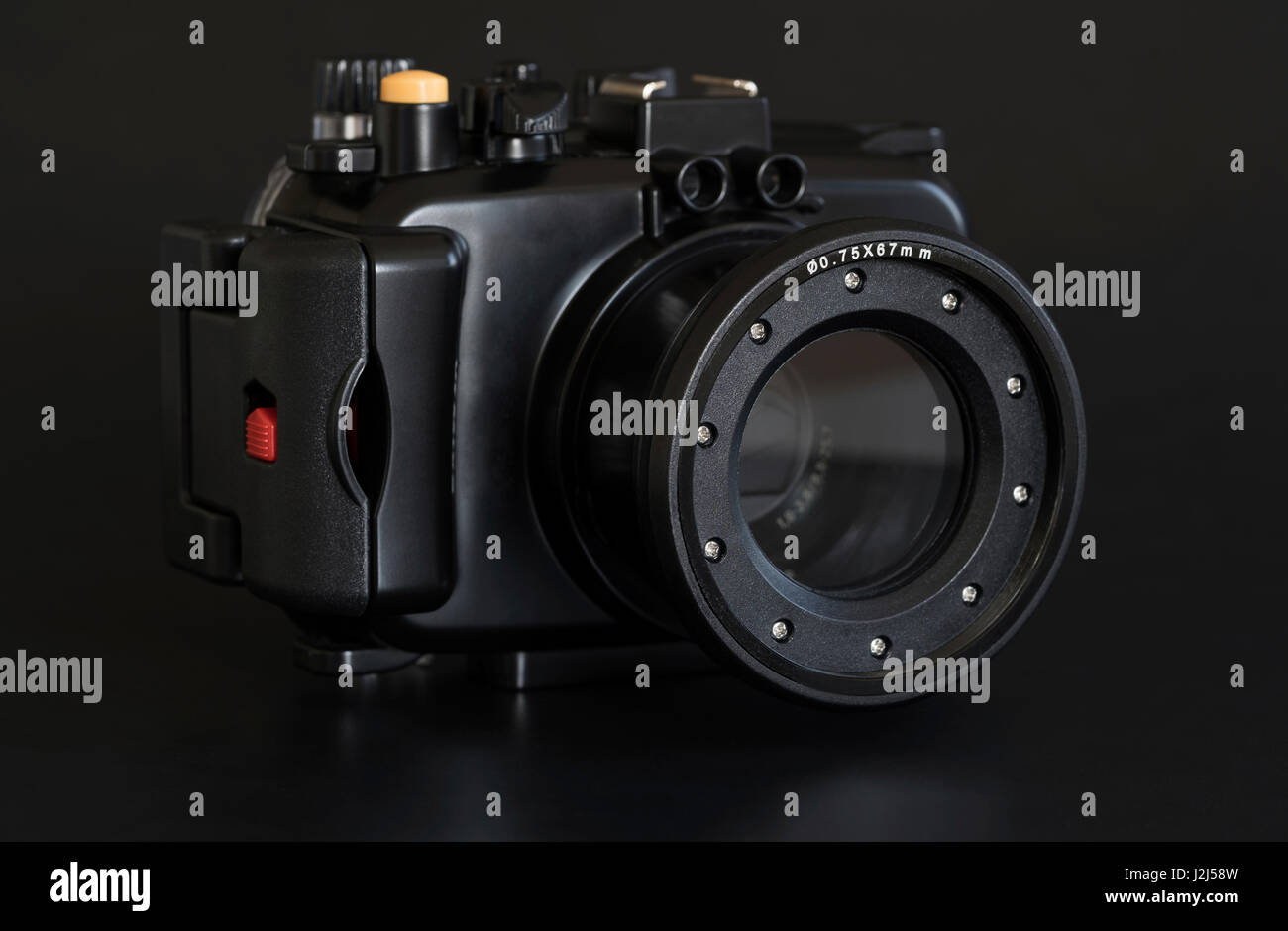 Fotocamera Subacquea corpo. Foto Stock