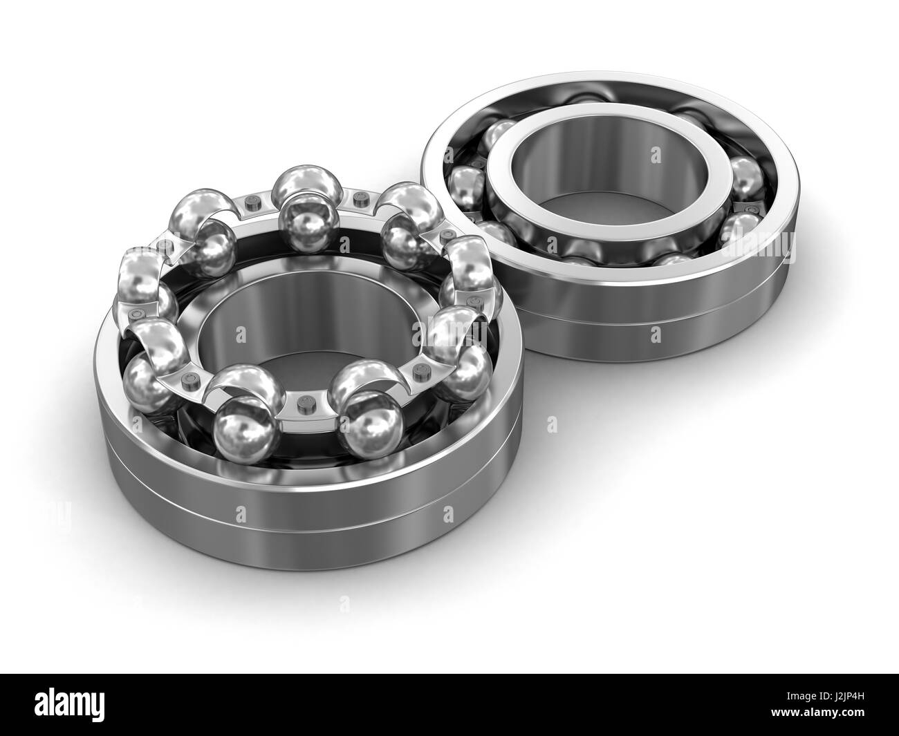 I cuscinetti. Immagine con tracciato di ritaglio Foto Stock