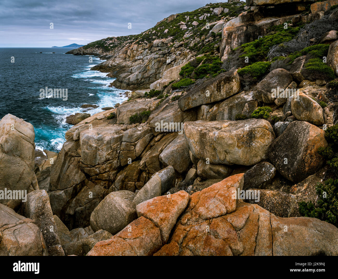 Litorale a Waychinicup River National Park in Albany, Australia occidentale Foto Stock