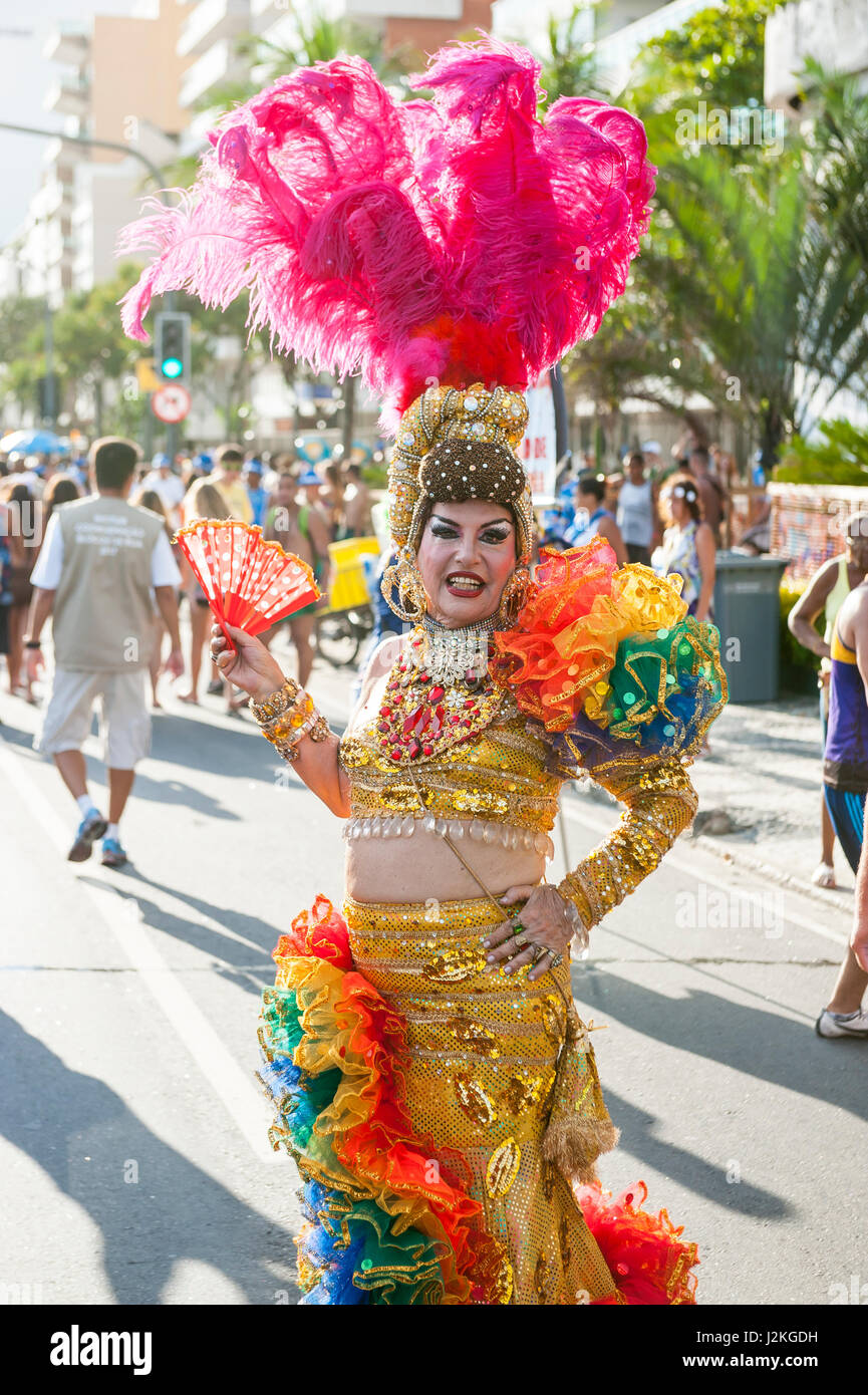 Carnevale FRONTINO Copricapo Brasilia con Piume Scegli Il Tuo Colore Festa Party Travestimento 