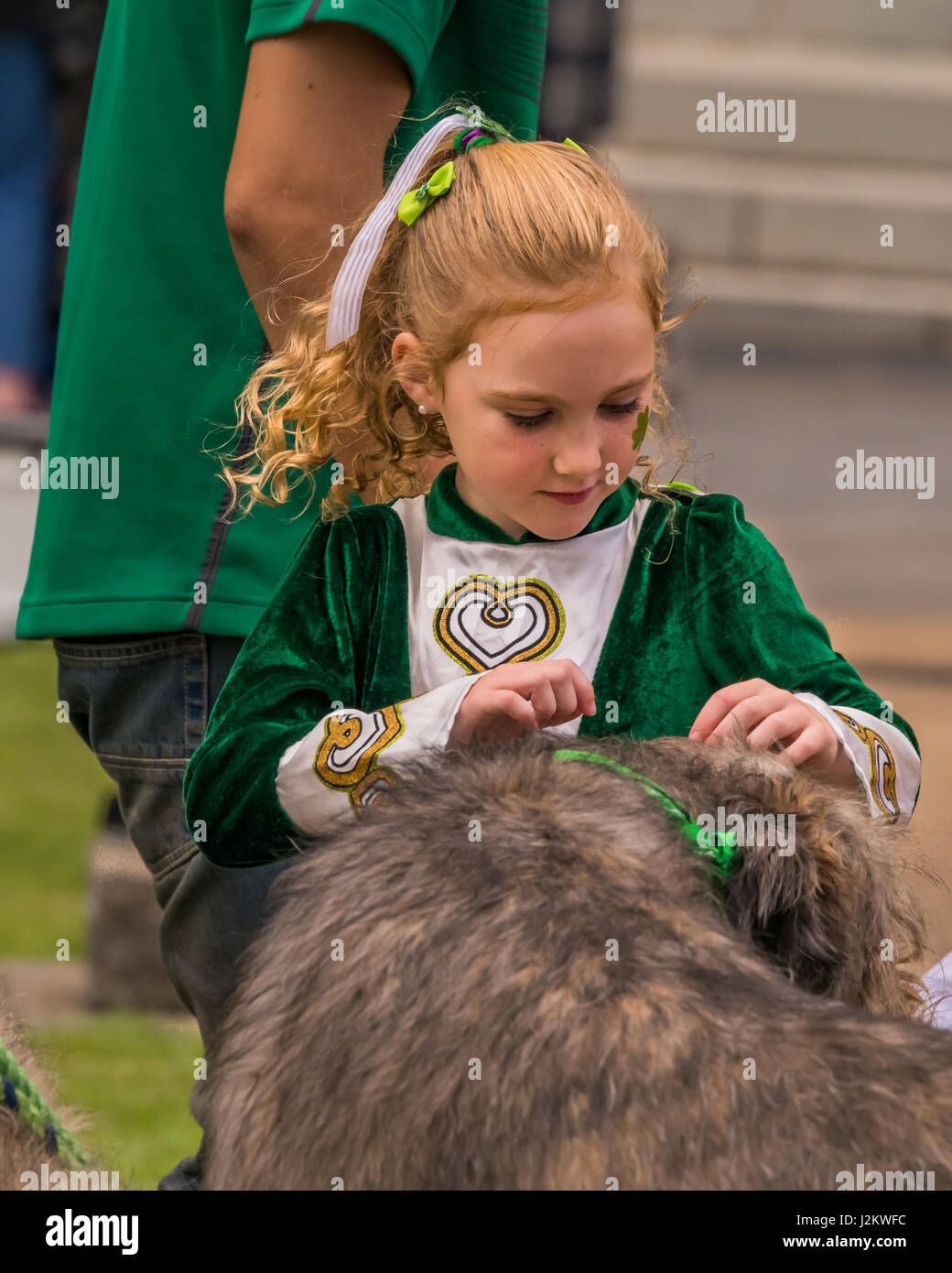 San Patrizio festeggiamenti a Brisbane, Queensland, Australia Foto Stock