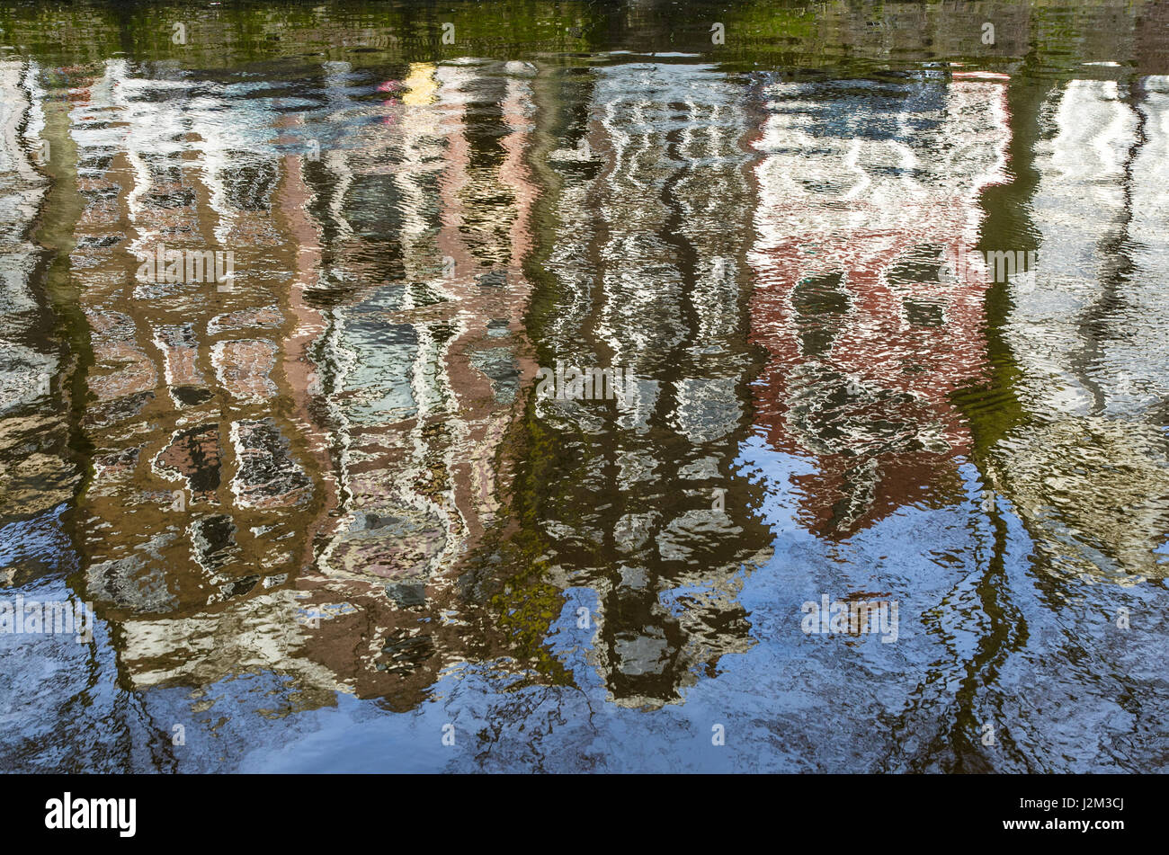 Riflessioni di Amsterdam Foto Stock