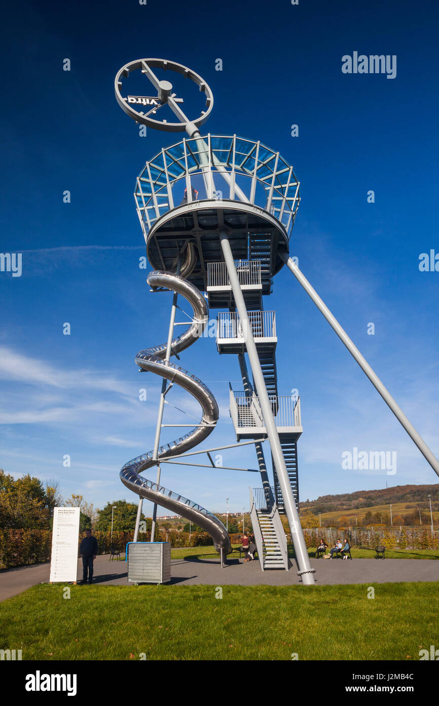 Germania, Baden-Wurttemburg, Weil am Rhein, Vitra Design architettonico Campus, Vitra slitta Tower, Carsten Holler, 2014 Foto Stock